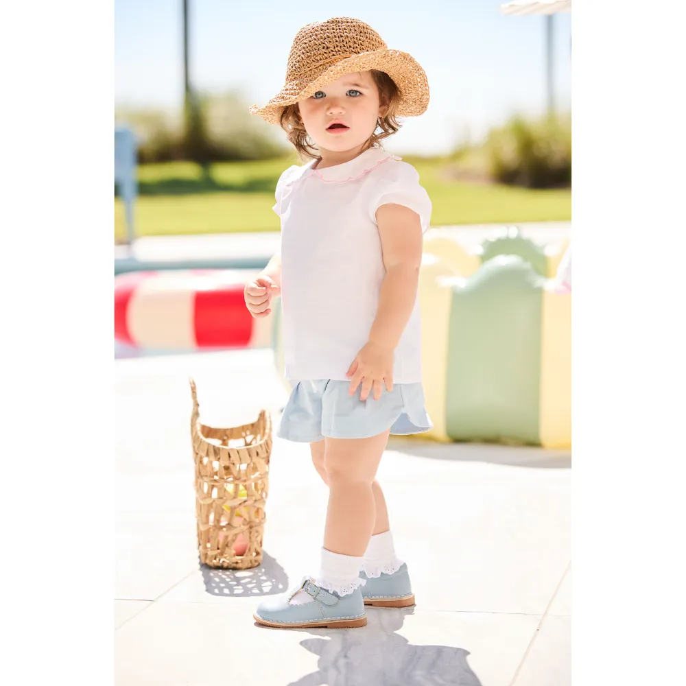 Classic Eyelet Socks 3 Pair Pack -- White