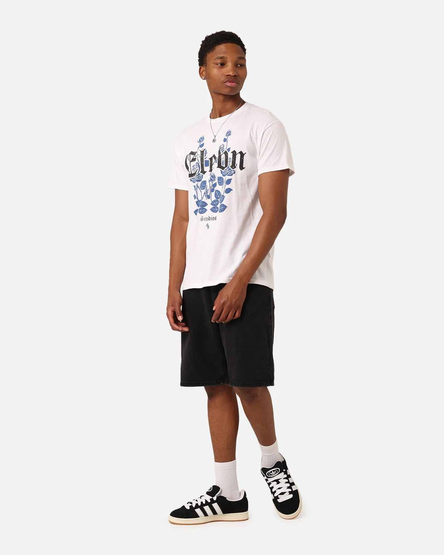 Elevn Clothing Co Rose Bunch T-Shirt White