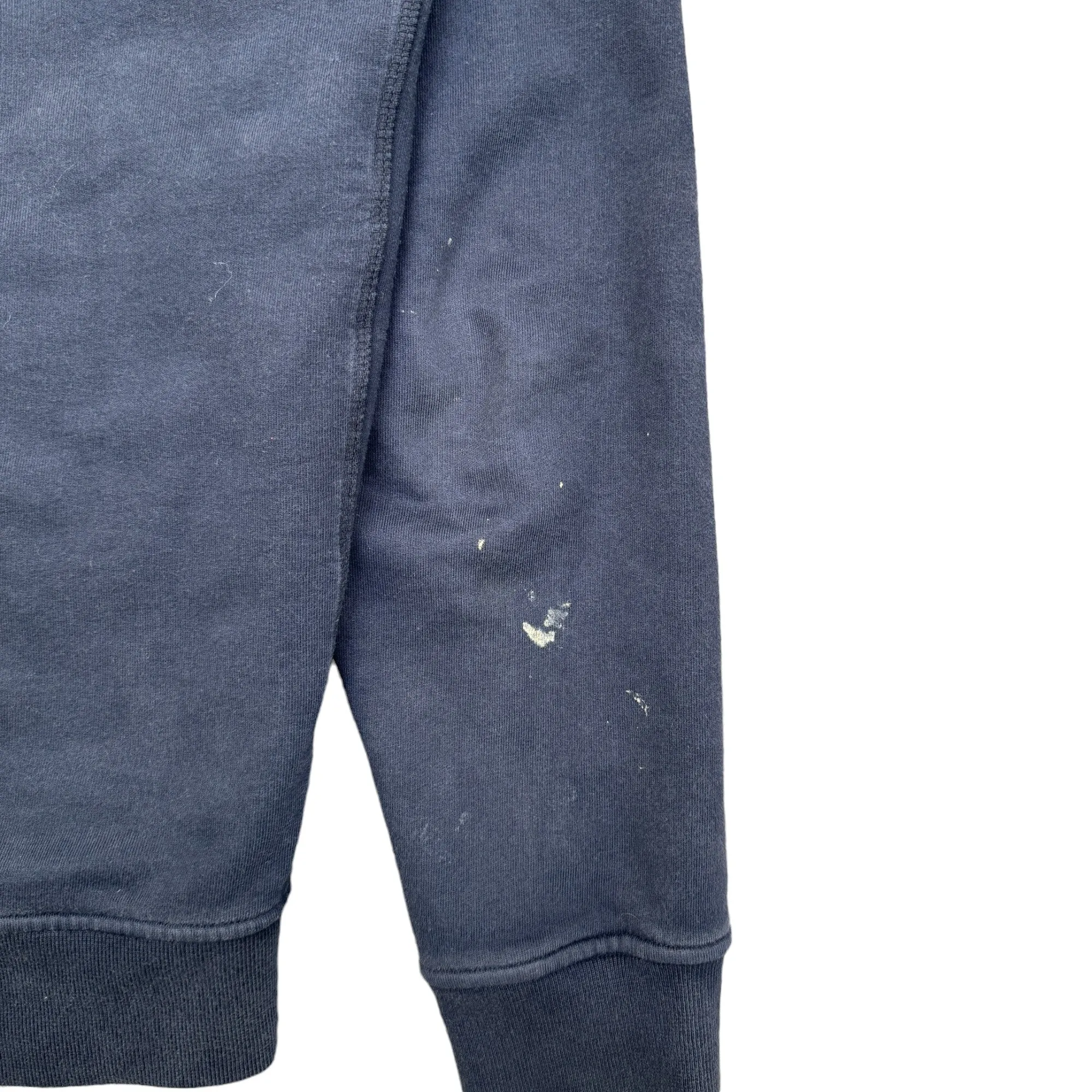 Men's Applique Logo Hoodie Navy Size M