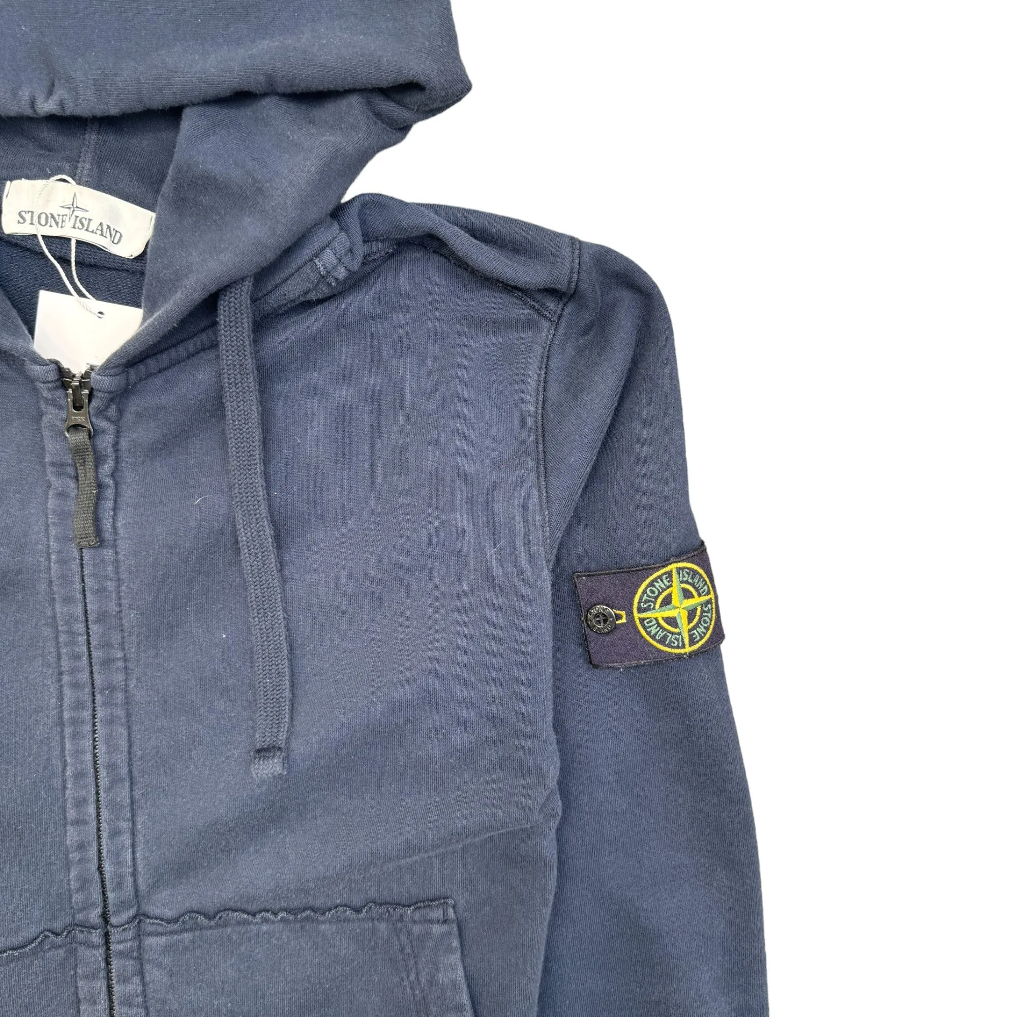 Men's Applique Logo Hoodie Navy Size M