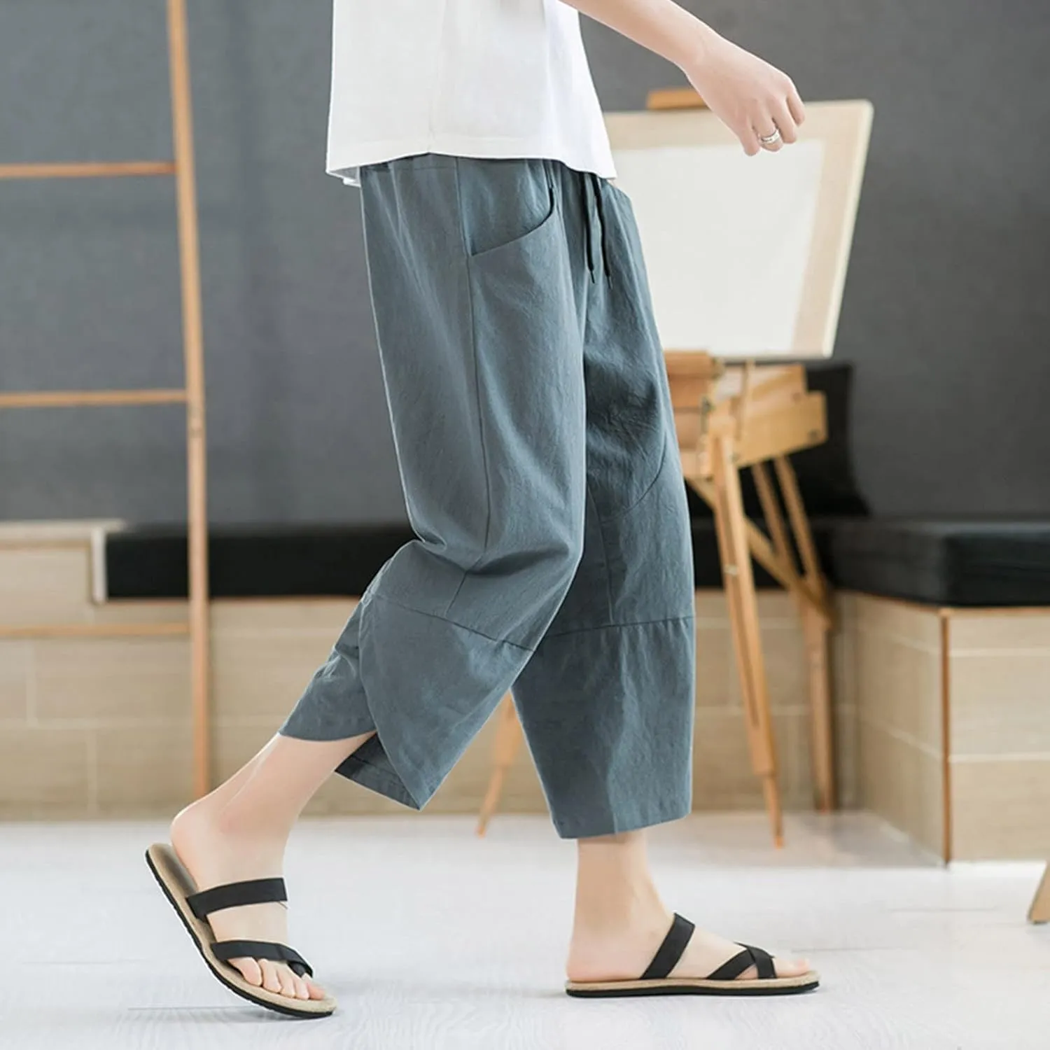 Mens Workout Cargo Sweatpants Mens Sweatpants Men Pants Casual Fashion Joggers Comfortable Basic Pants Sport Daily