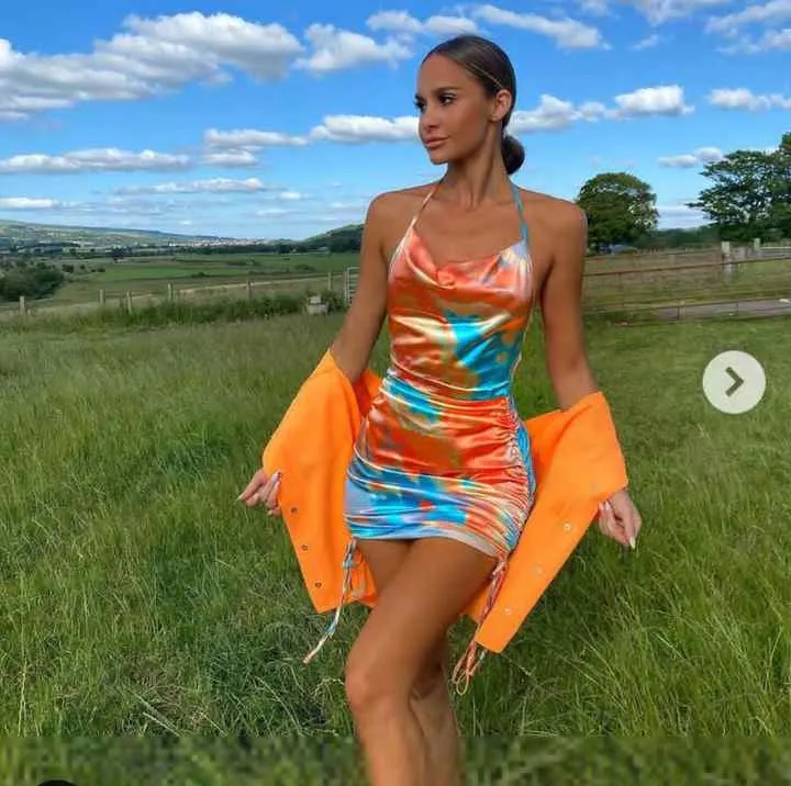 Summer Women's Clothing Sexy Backless-فستان نسائي صيفي