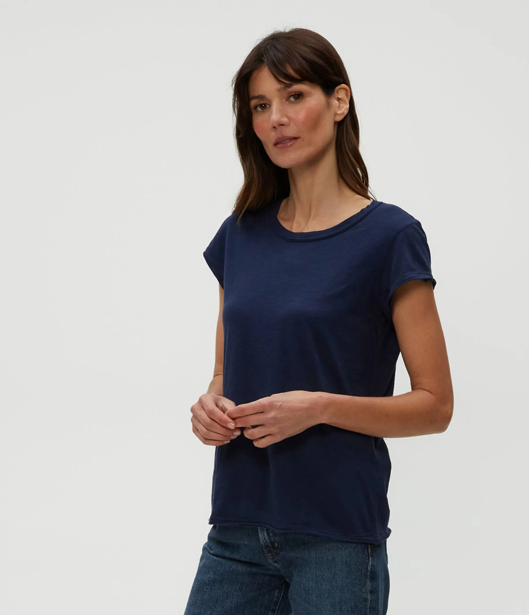 TRUDY SUPIMA TEE IN NOCTURNAL