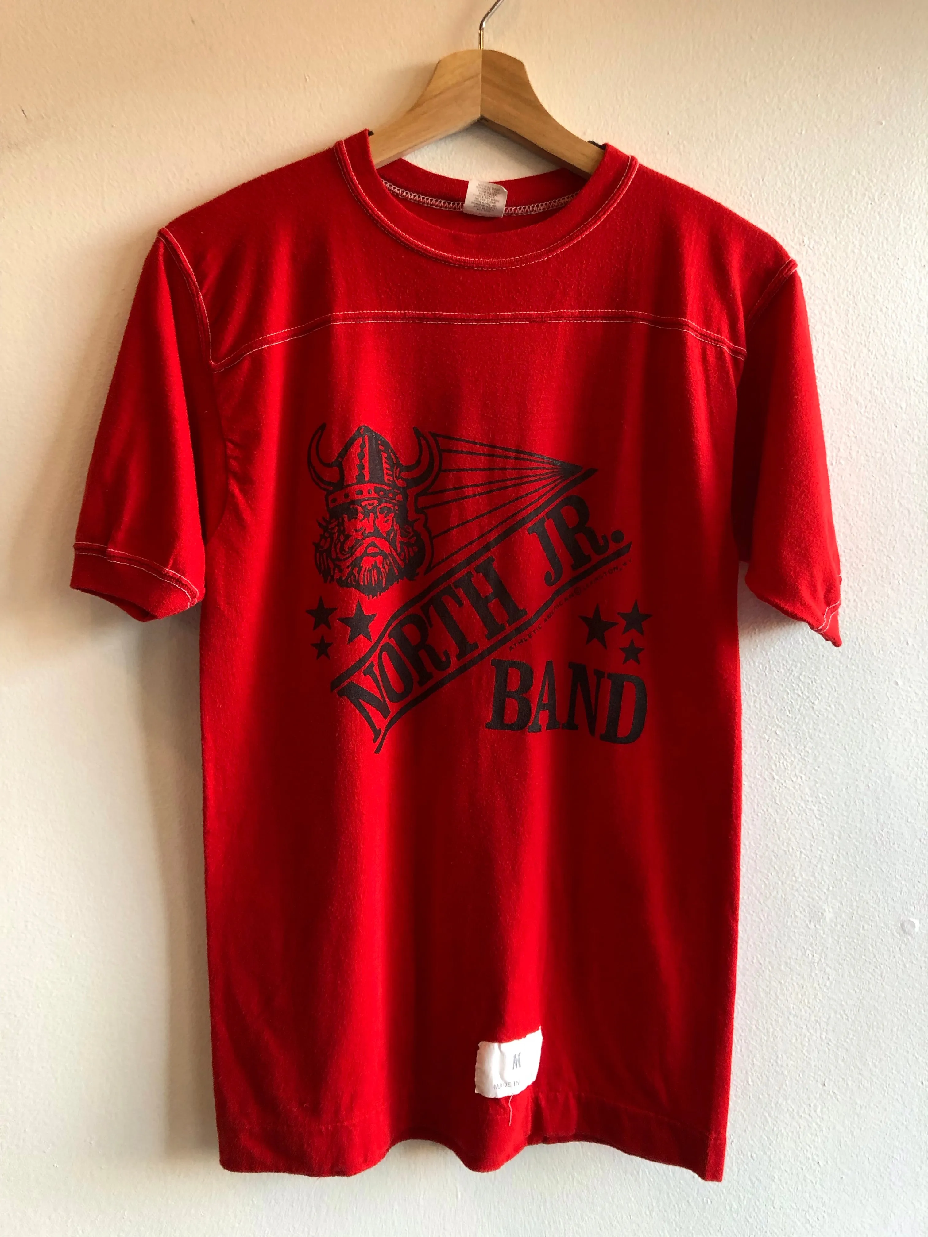 Vintage 1970s Jr Band Football Jersey T-Shirt