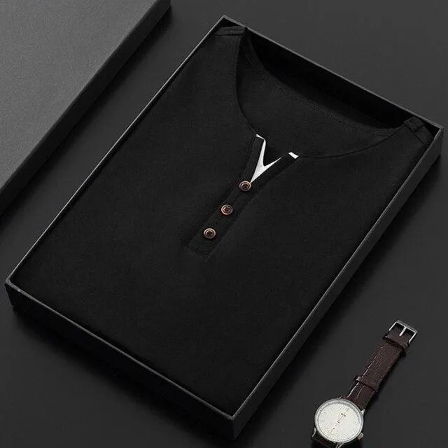 West Louis 3 Button Short Sleeve Shirt
