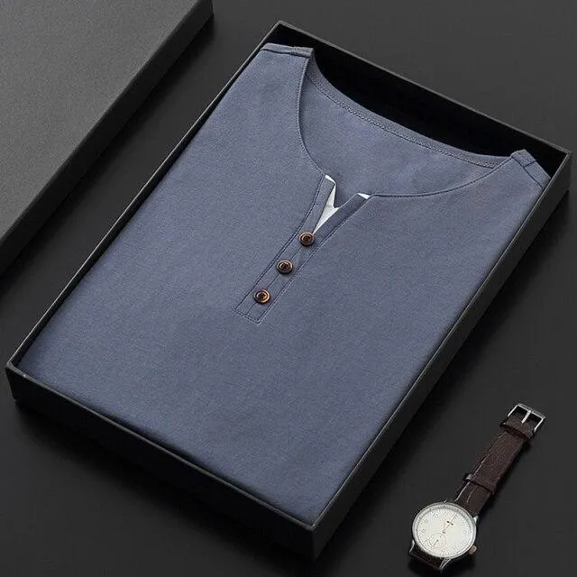 West Louis 3 Button Short Sleeve Shirt