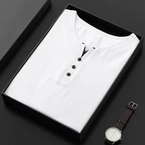 West Louis 3 Button Short Sleeve Shirt