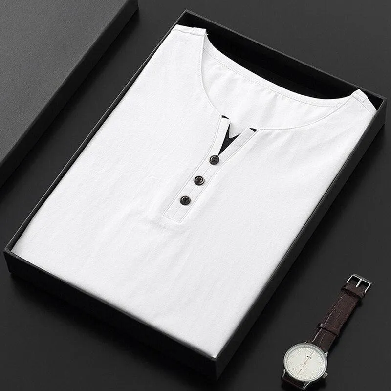 West Louis 3 Button Short Sleeve Shirt